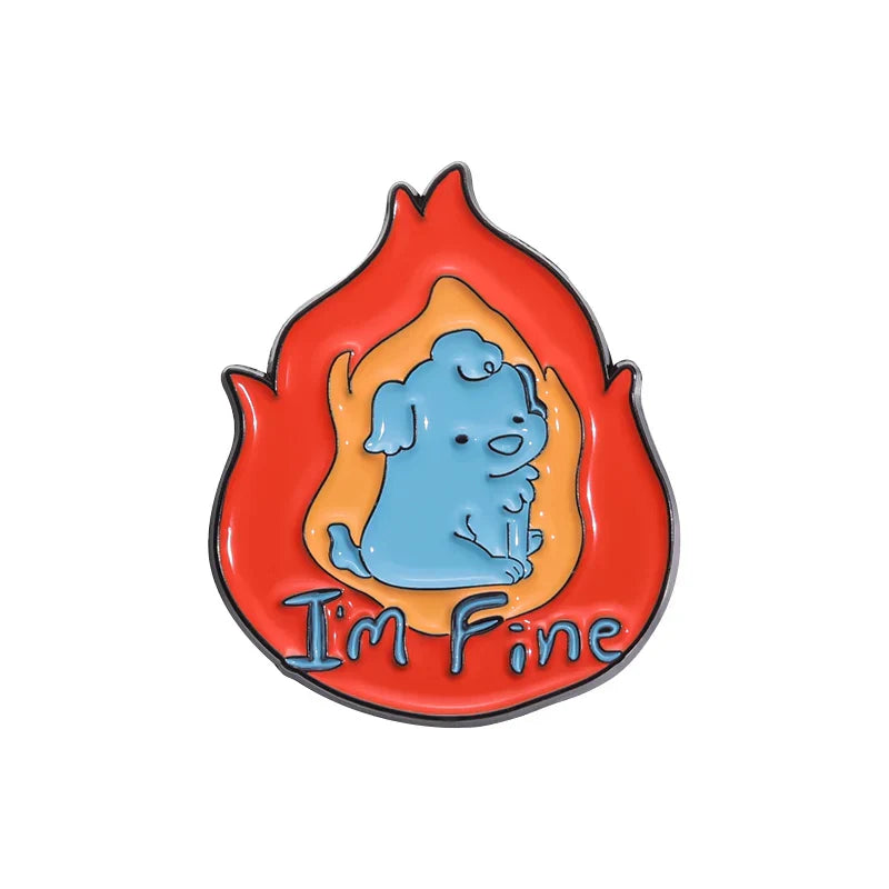 Cute Cat Enamel Pin Brooch Jewelry Wholesale