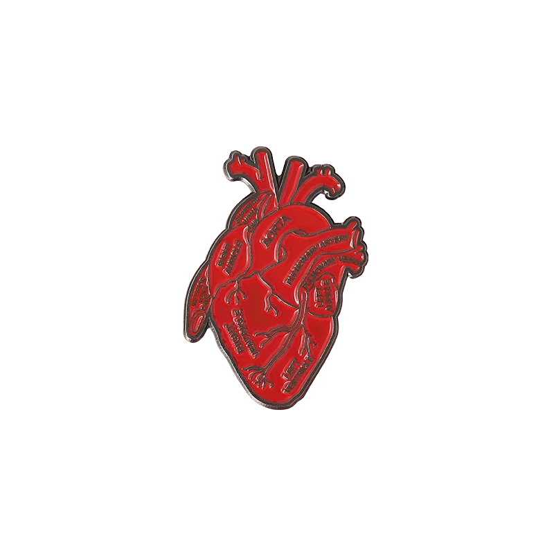 Heart Enamel Pin Brooch Badge Lapel Gift Backpack Accessory