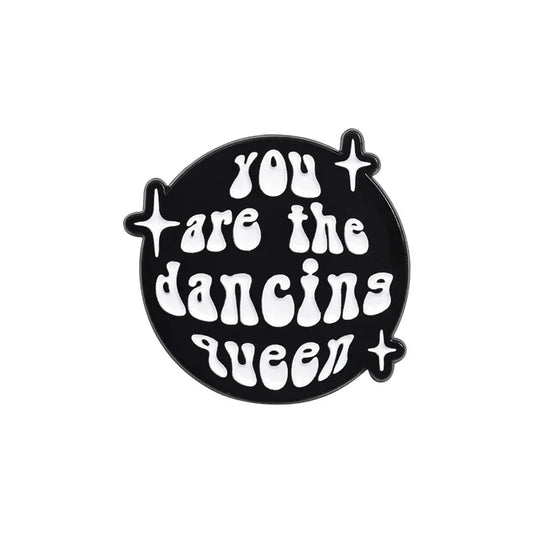 Dancing Queen Disco Ball Enamel Pins Brooches Jewelry Gifts