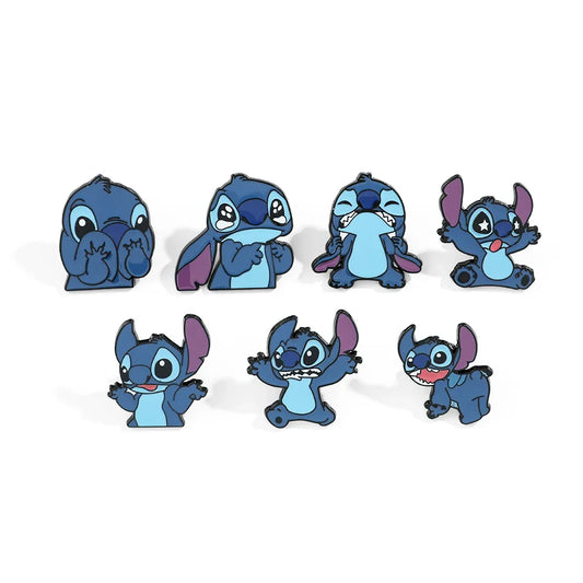 7 Pcs Lilo & Stitch Enamel Pin Set - Backpack Clothing Jewelry Accessories