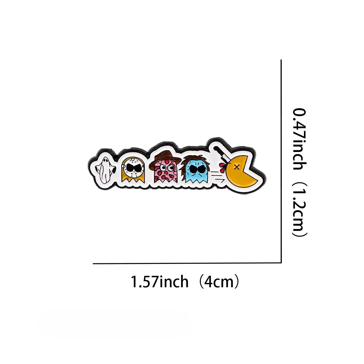 Cute Ghost Enamel Pin Halloween Lapel Badge Jewelry Gift