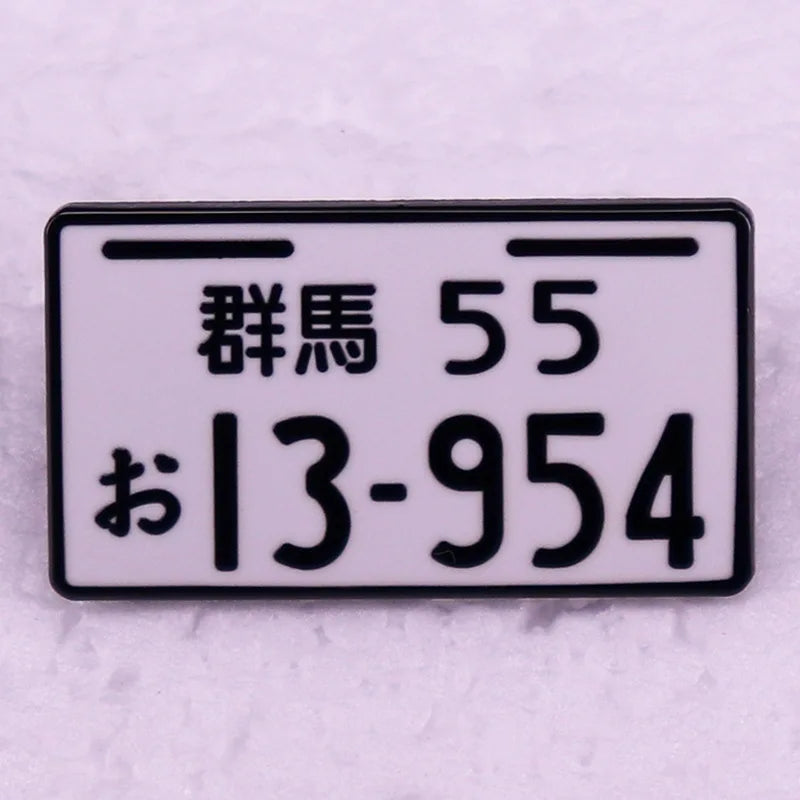 Anime Racing Enamel Pins Lapel Badges Fashion Accessories Gifts
