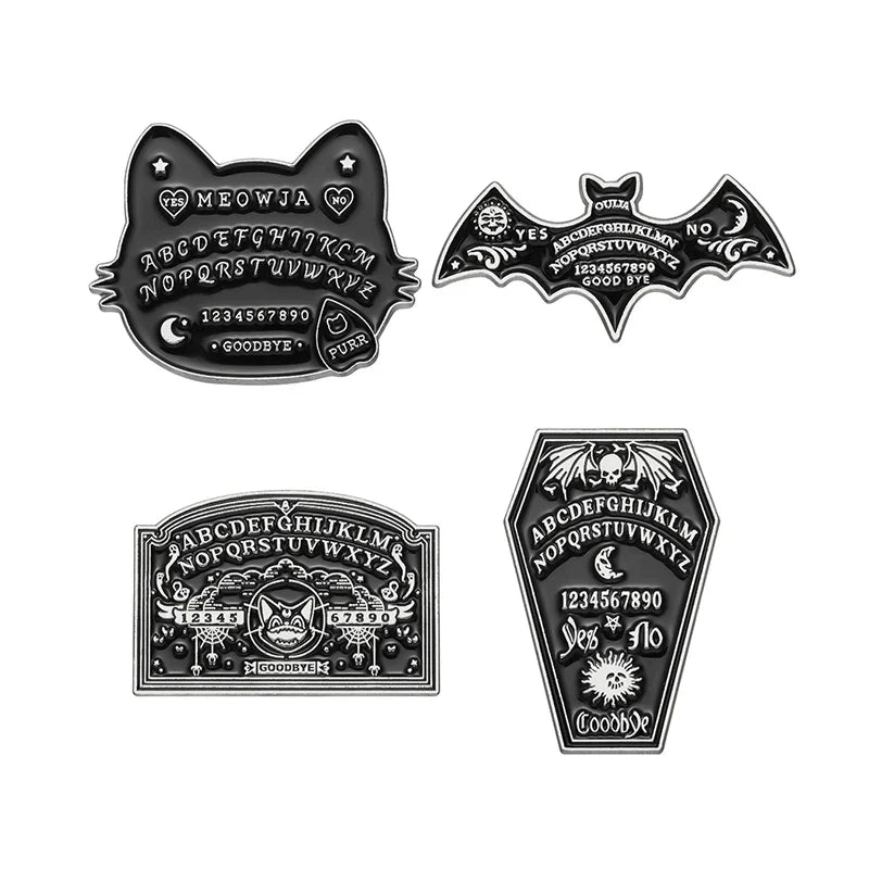 Punk Halloween Enamel Pins Funny Brooches Backpack Lapel Badge Jewelry Gift Set