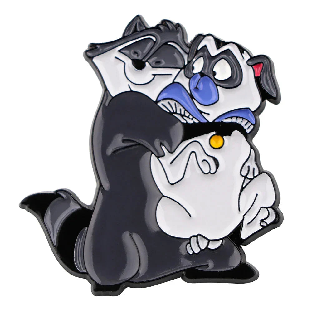 Cute Brown Bear Enamel Lapel Pin Cartoon Accessories Gifts