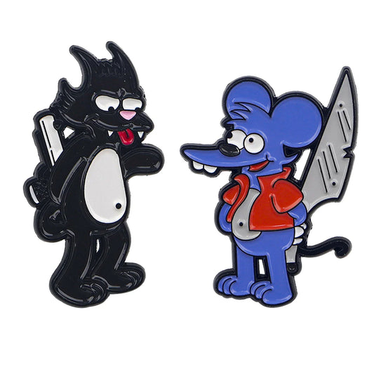 Cartoon Enamel Pins Mouse Brooch Backpack Hat Lapel Badges Fashion Jewelry Gift