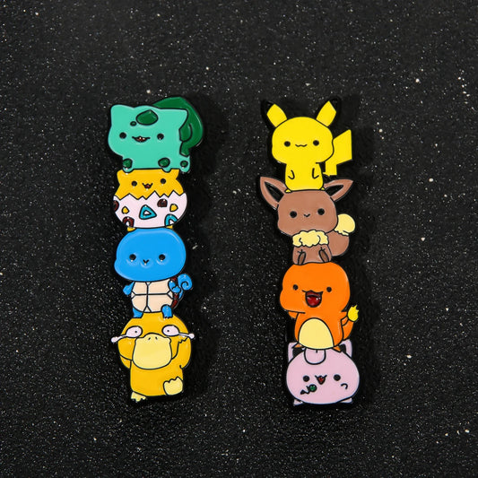 Pikachu Enamel Brooch Pin - Cute Pokémon Badge for Fans, Cosplay, Backpack Jewelry