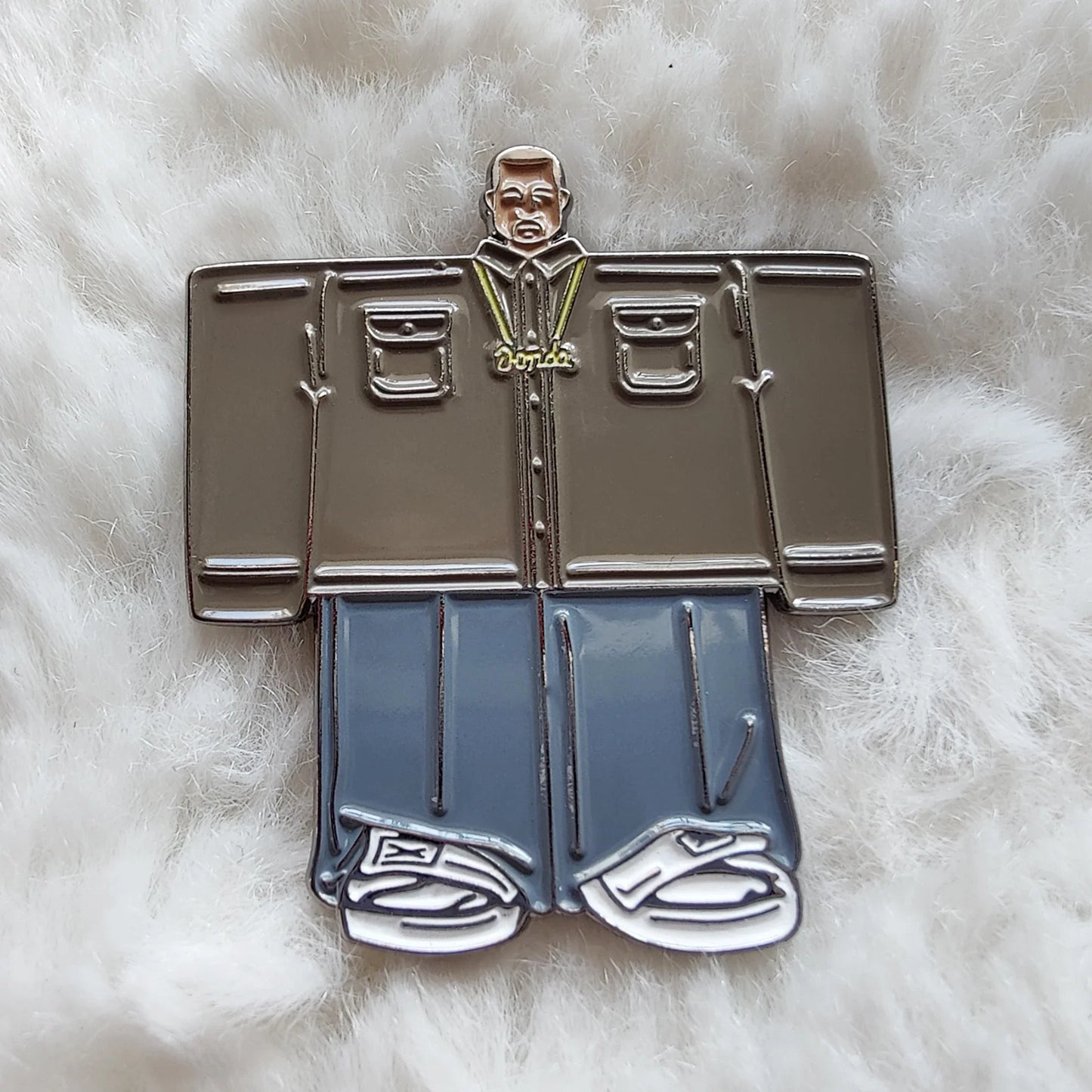 Kanye West Enamel Pin Hip Hop Rapper Fashion Accessory
