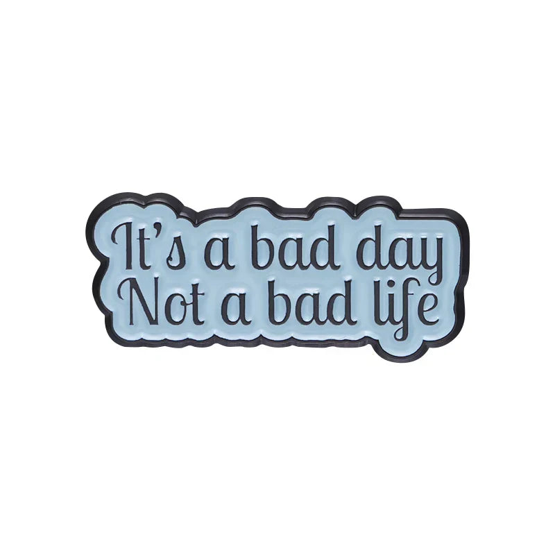 Mental Health Priority Enamel Pin - Funny Quote Brooch for Lapel or Backpack