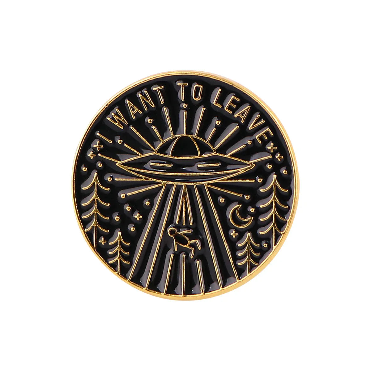 Cool Airship Enamel Pin Lapel Brooch for Backpacks and Clothes Jewelry Gifts