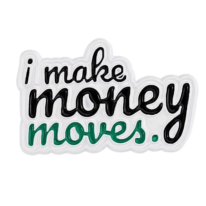 Money Movies Enamel Pins Dollar Brooch Lapel Pin Jewelry Gift