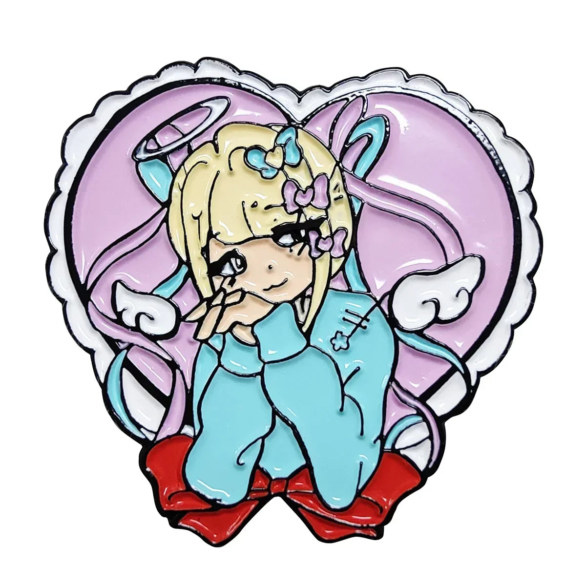 Needy Girl Overdose Ame-chan KAngel Anime Enamel Pin