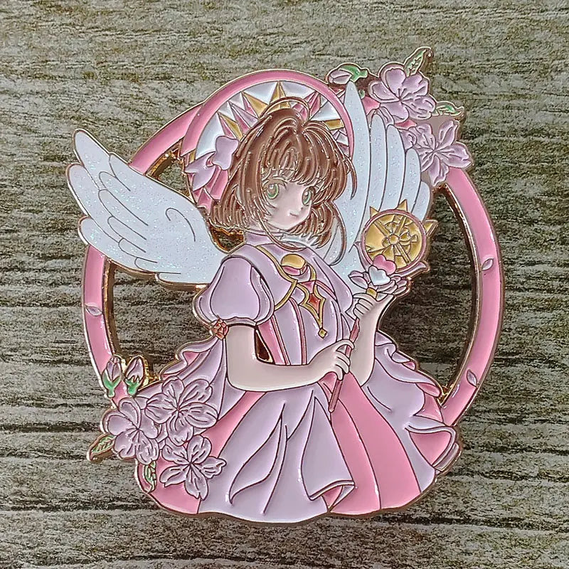 Magic Cardcaptor Sakura Enamel Pins Lapel Badges Accessories Brooches Gifts