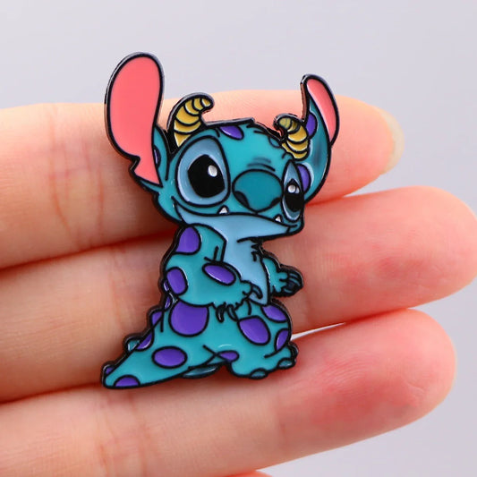 Cartoon Monster Enamel Pins Brooches Lapel Badges Jewelry Gifts