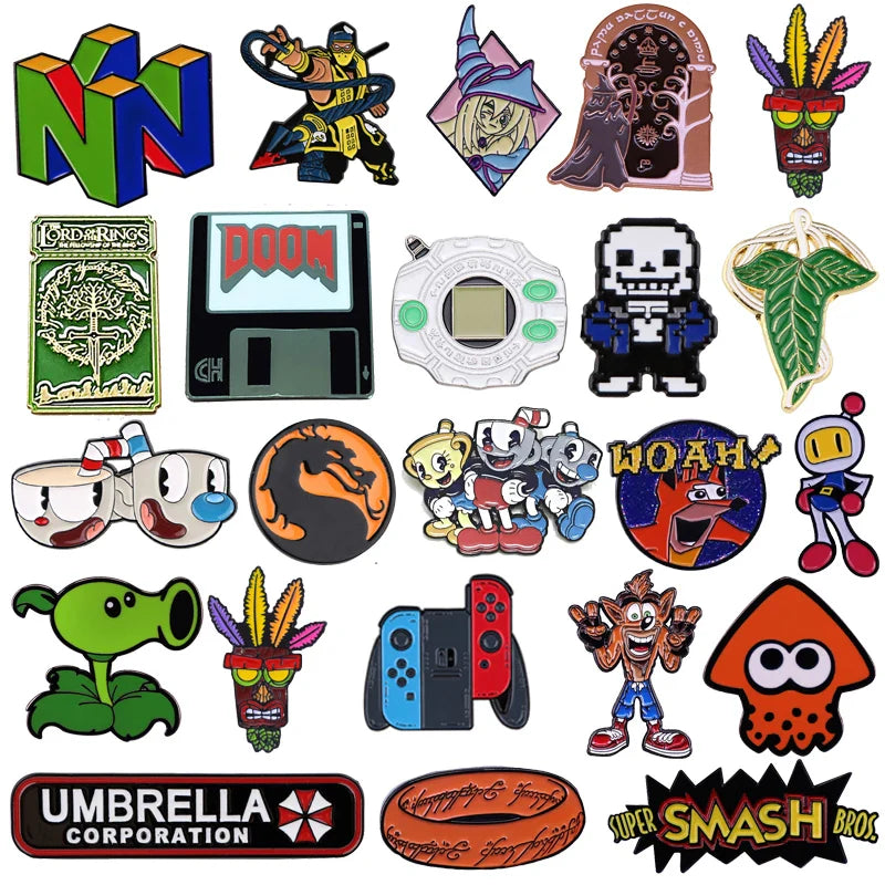 Cartoon Enamel Pin Badge Jewelry Accessories