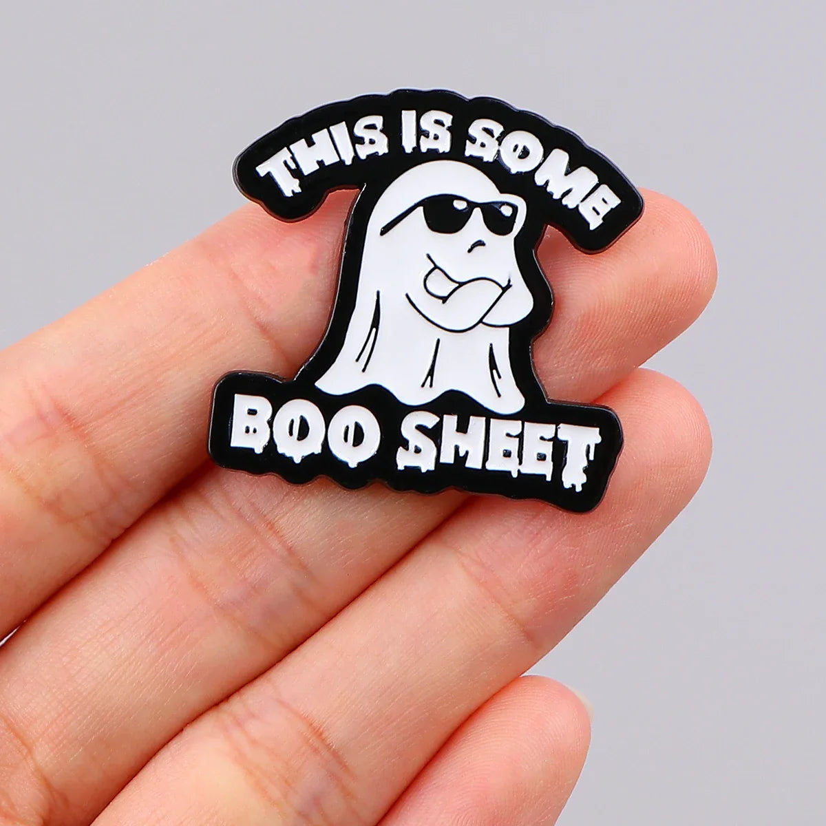 Ghost Enamel Pin Cartoon Lapel Pin Brooch Badge for Backpacks and Clothes Jewelry Gifts