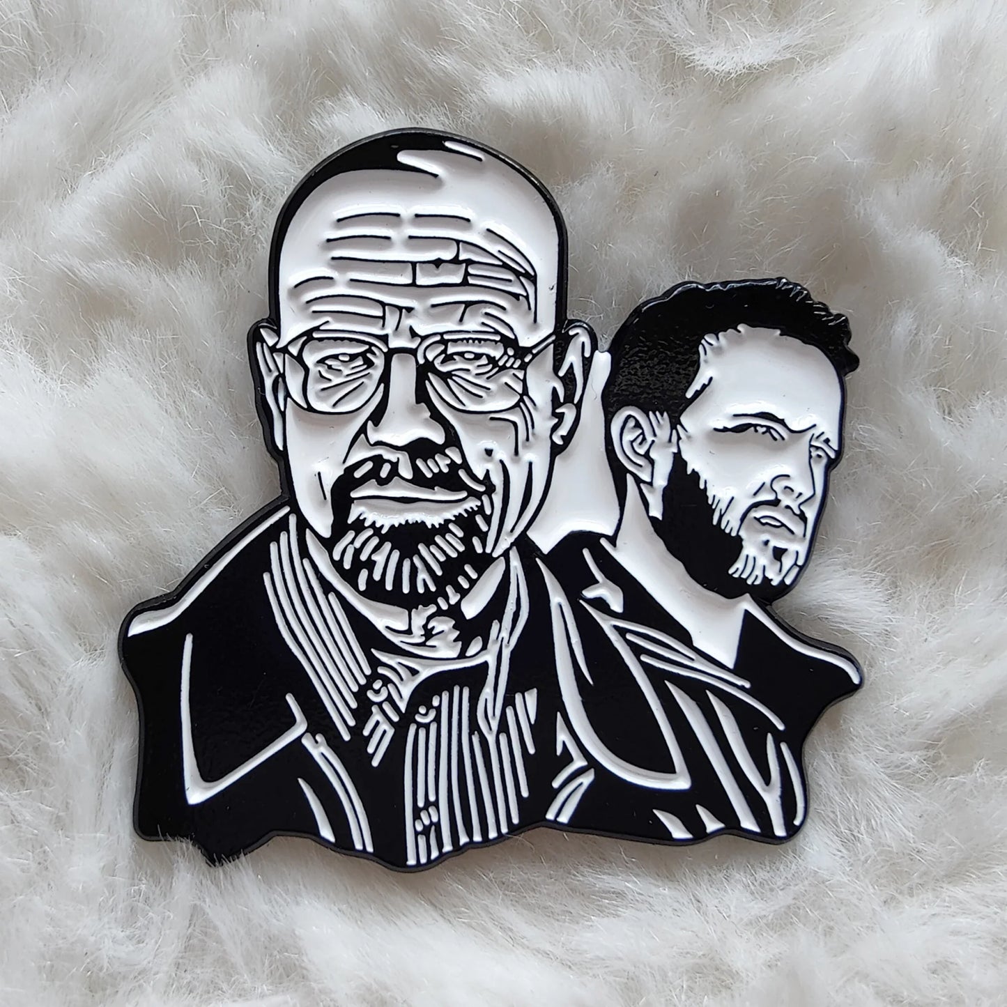 Breaking Bad Walter White Jessie Pinkman Enamel Pin