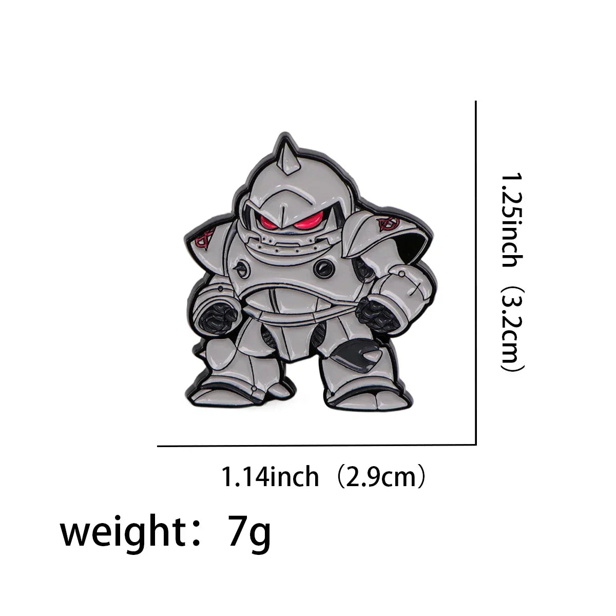 Anime Blond Character Enamel Pin Badge Brooch for Backpacks and Clothes