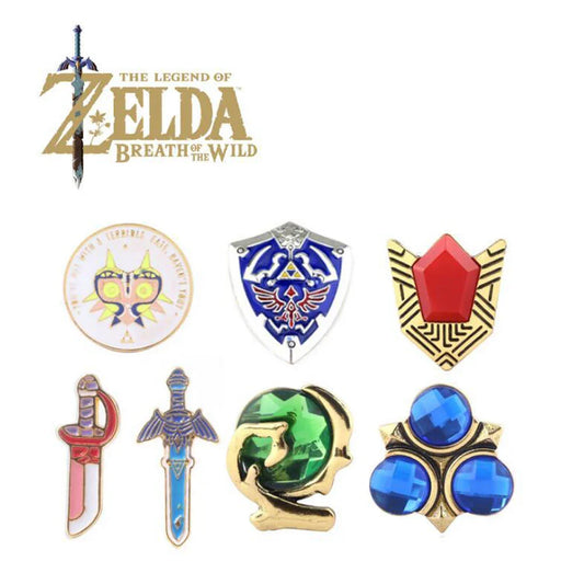 Zelda Hylian Shield Sheikah Eye Majora's Mask Triforce Sword Pendant Keychain