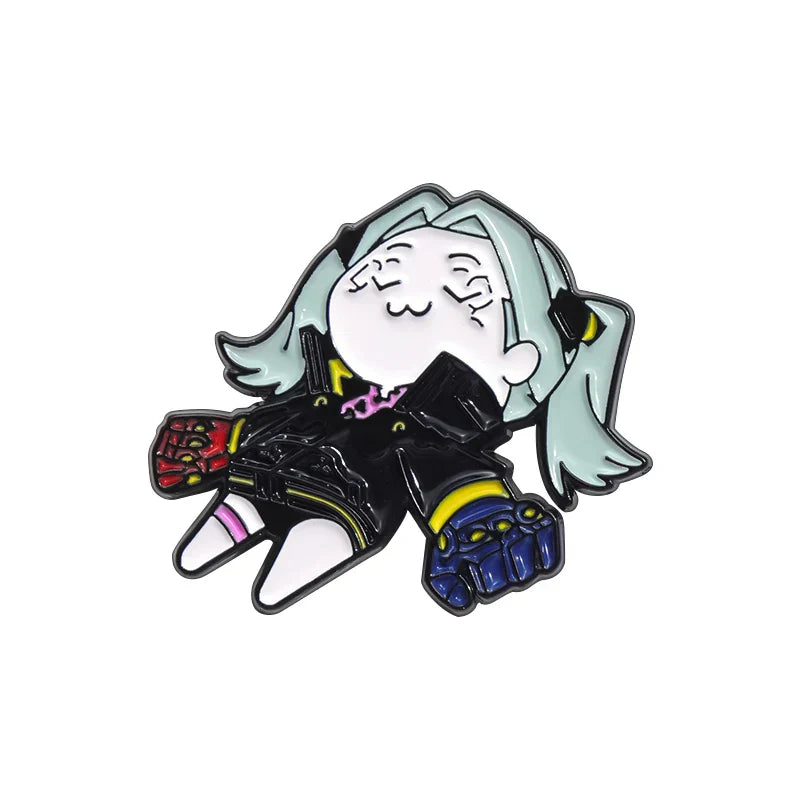 Cyberpunk Enamel Pins Custom Lapel Badges Brooches Backpack Hat Collar Gifts
