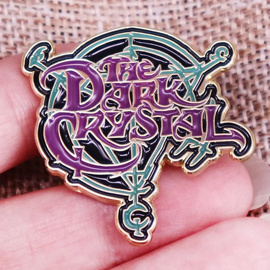 Dark Fantasy Crystal Enamel Pin Badge Brooch