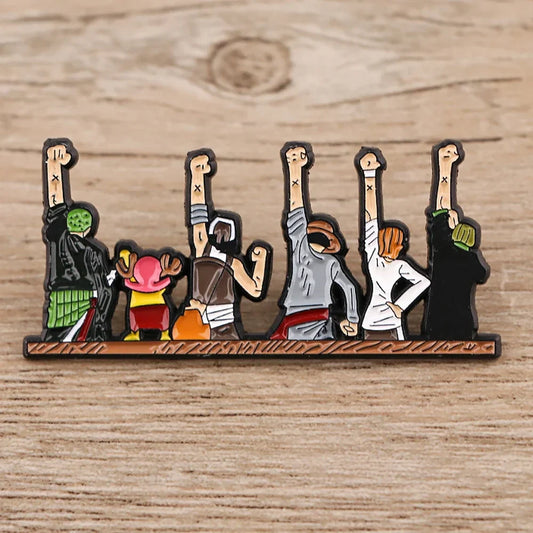 Anime Pirate Enamel Pin Brooch Lapel Badge for Backpack Clothing Accessories Gift