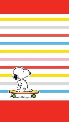 Snoopy on skateboard