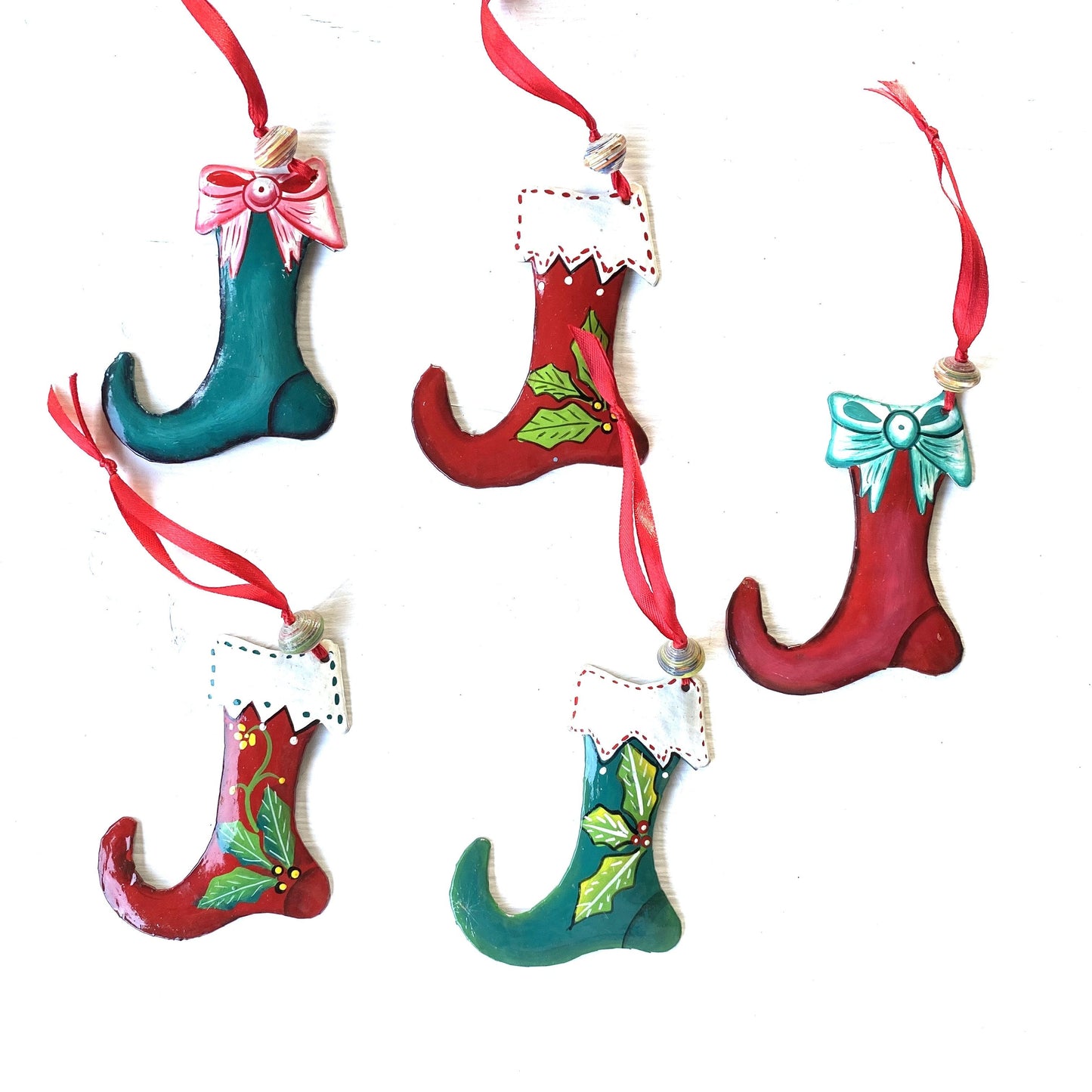 Stocking Ornaments (Set of 5)