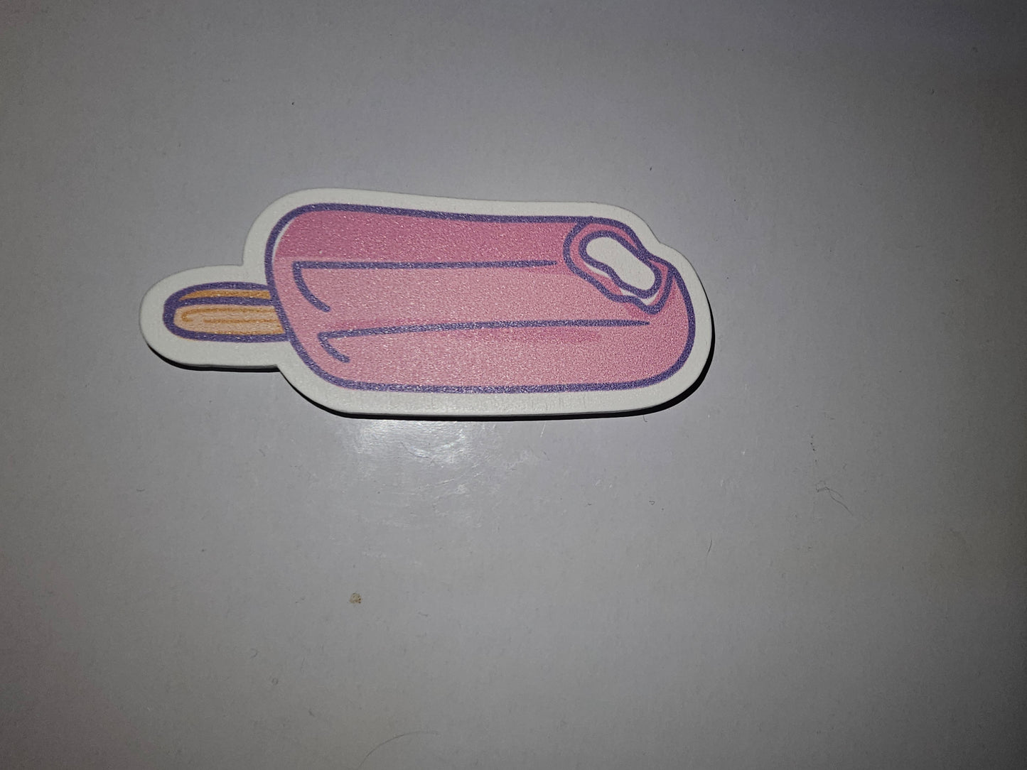 Popcicle magnet - pink