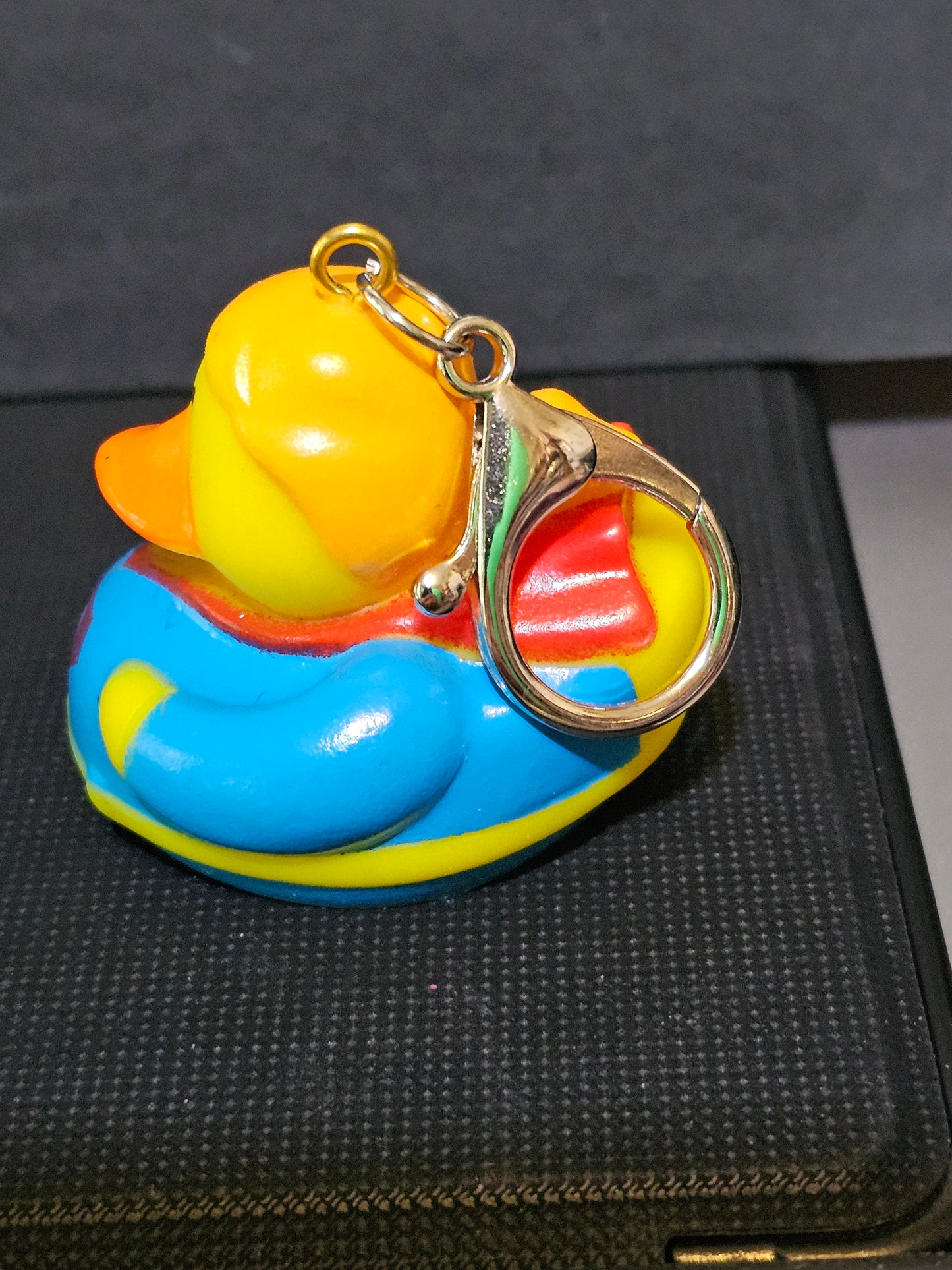Supergirl duck keychain