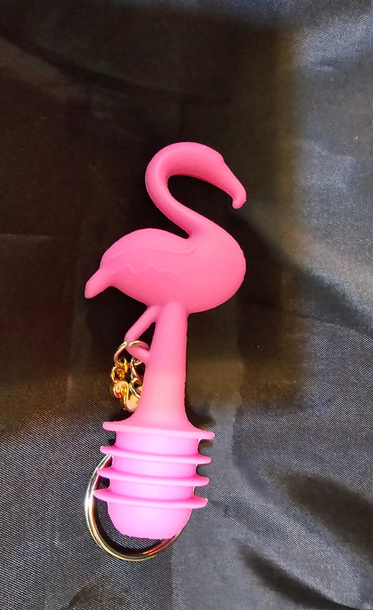 Flamingo wine stopper