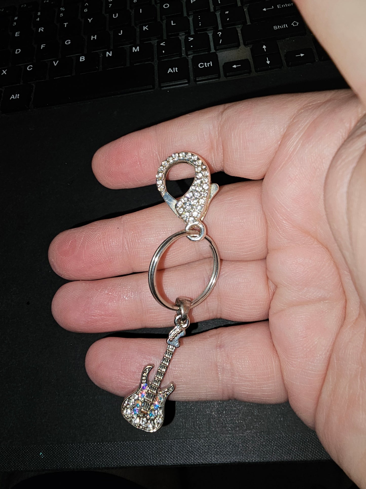Guitar keychain