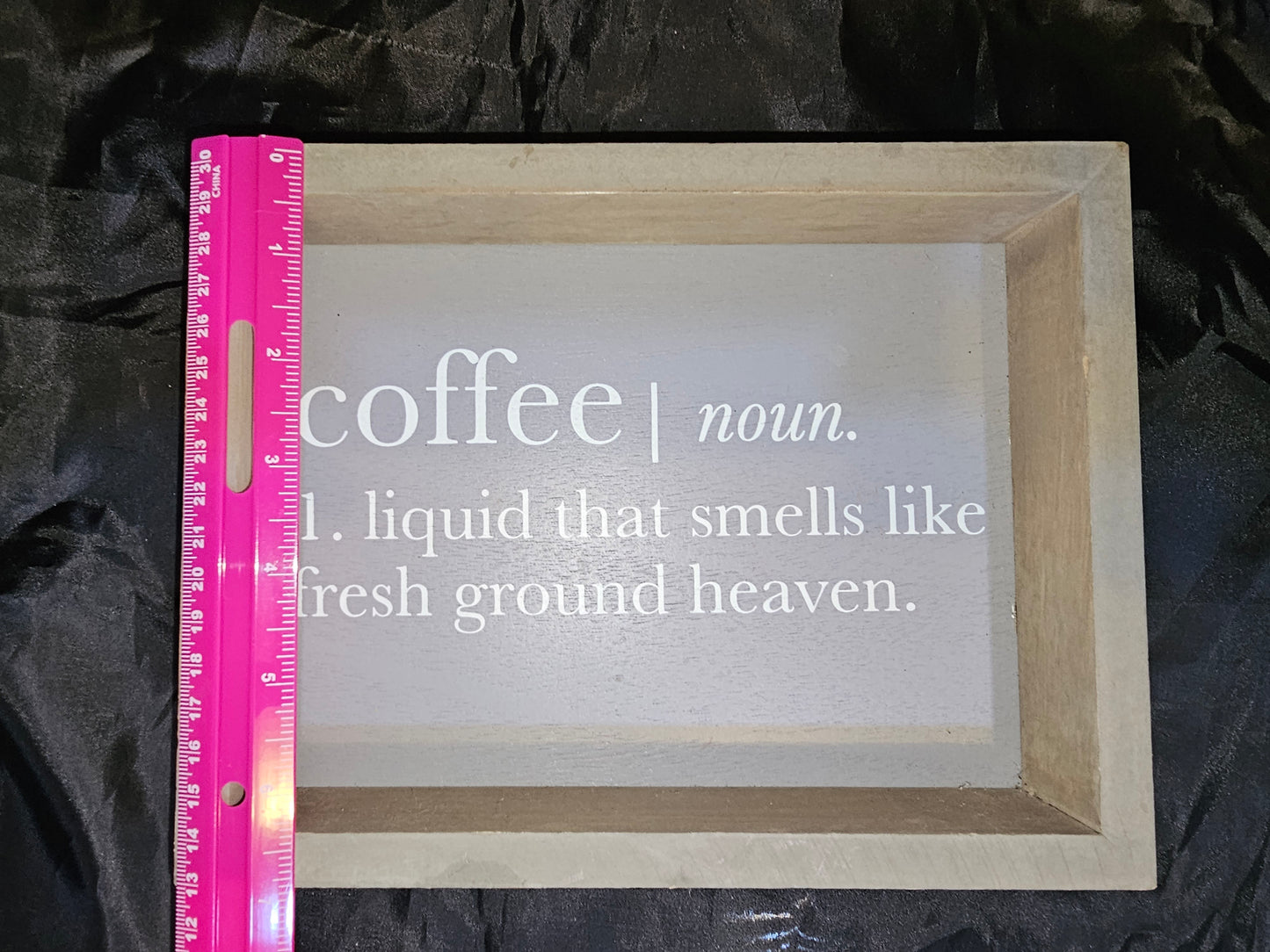 Sign Decor with Coffee definition