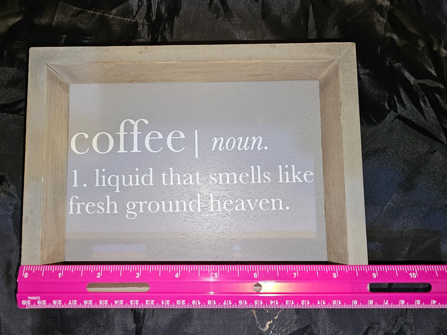 Sign Decor with Coffee definition