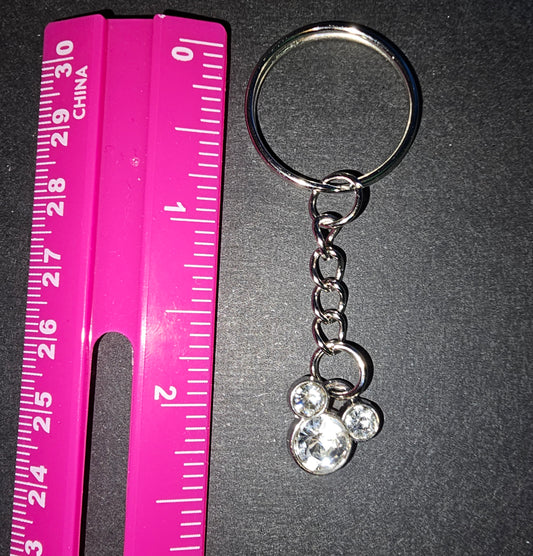 Mickey rhinestone keychain